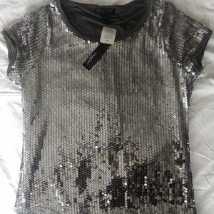 NEW August Silk Sequin Top (L)